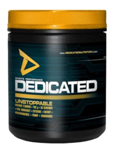 Dedicated Unstoppable Orange Flavour in der früheren 165-g-Dose