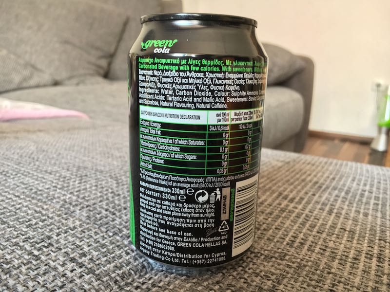 Green Cola Test