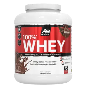 All Stars Whey Protein: freigestelltes Originalprodukt