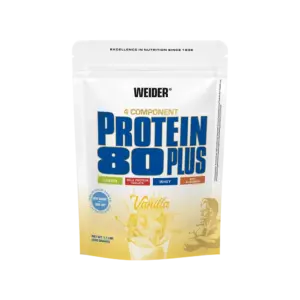 Weider Protein 80 Plus: freigestelltes Originalprodukt
