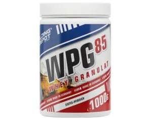 WPG 85 Wheyprotein Hydrolysat in der Sorte Eistee Pfirsich