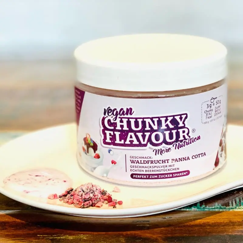 Chunky Flavour Waldfrucht Panna Cotta aus unserem Test