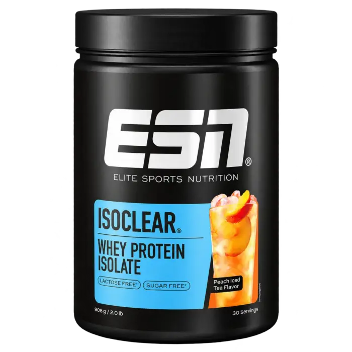 ESN Isoclear Peach Iced Tea, 908 g – Produktbild zum Test