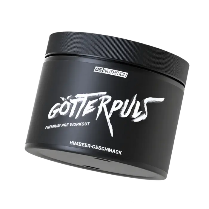 OS Nutrition Götterpuls Pre Workout Himbeere – freigestelltes Herstellerbild