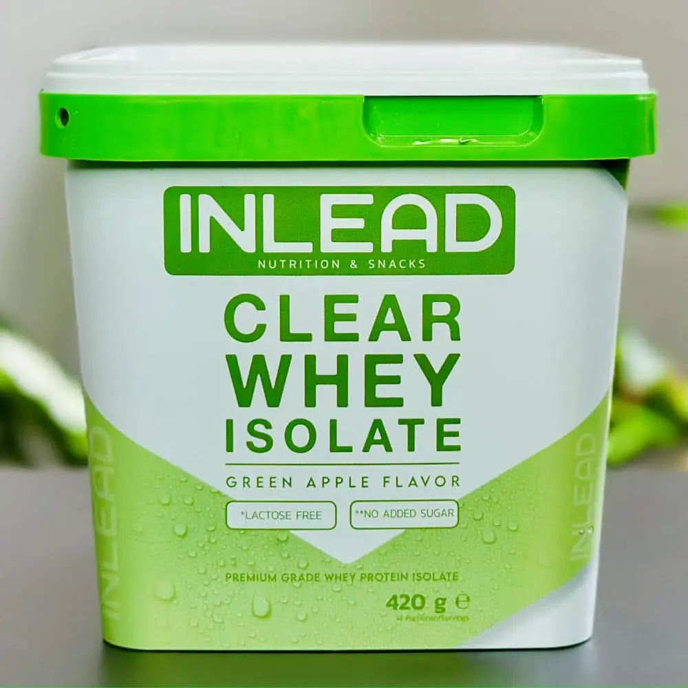 Früherer INLEAD-Clear-Whey-Eimer Green Apple