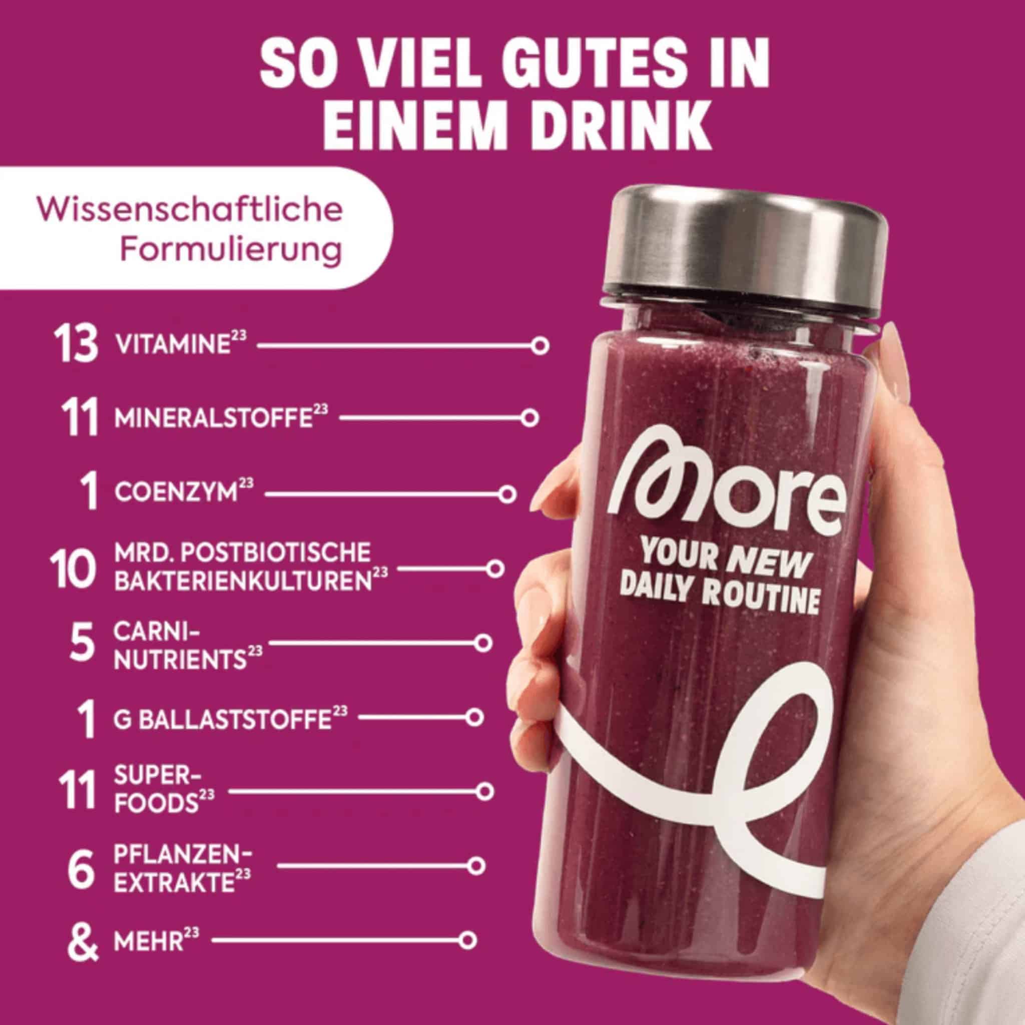More Daily100: Verpackung und Restock