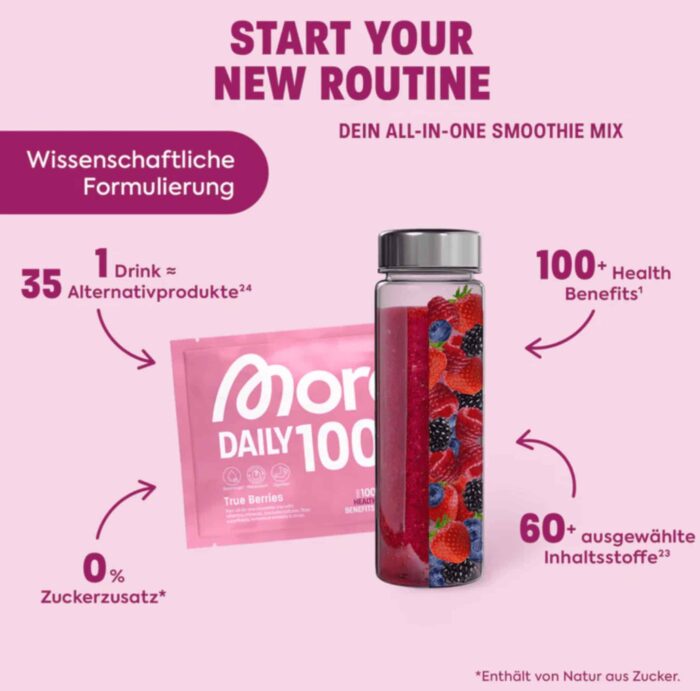 More Daily100: Verpackung und Restock