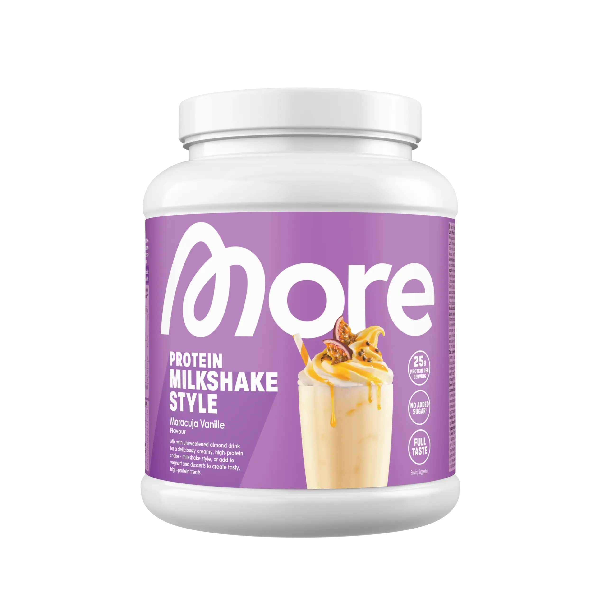 More Protein Milkshake Style Maracuja Vanille, 600 g