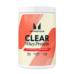 Freigestellte Myprotein Clear Whey Protein Dose Raspberry Lemonade