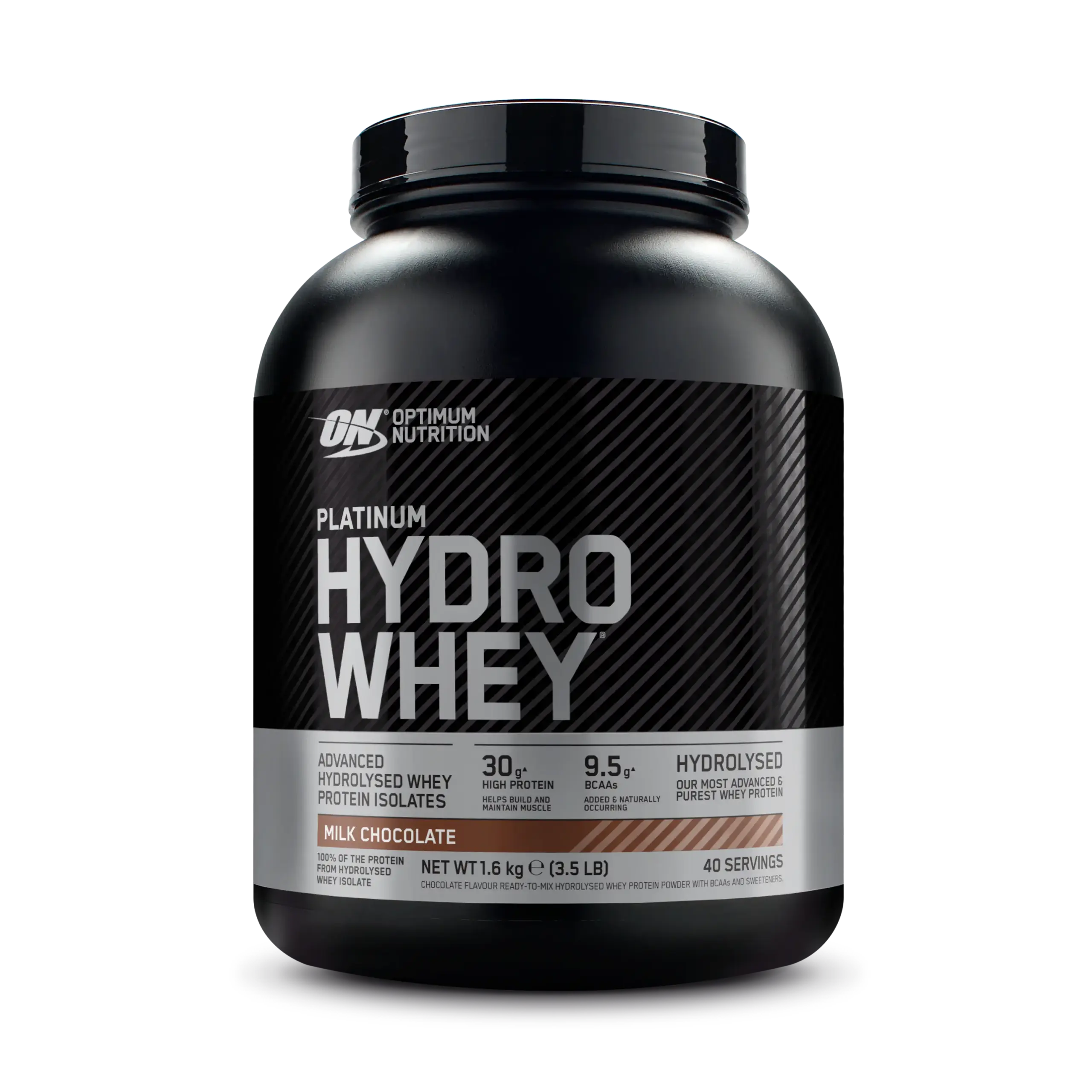 Optimum Nutrition Platinum Hydrowhey Milk Chocolate, 1,6-kg-Dose