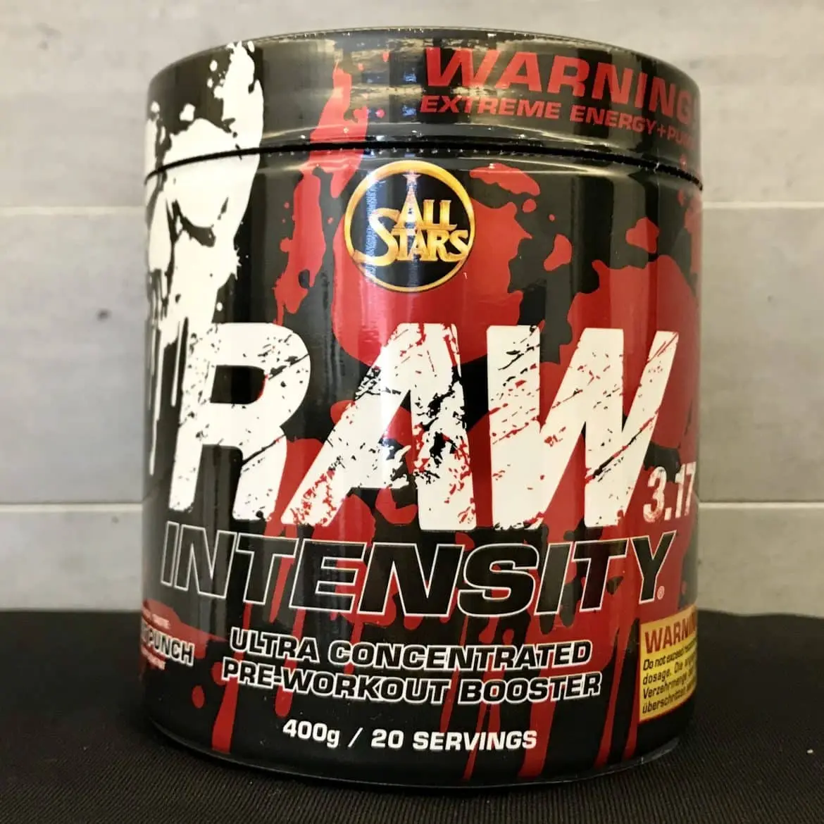 Unsere RAW-Intensity-Testdose mit Versionsnummer 3.17