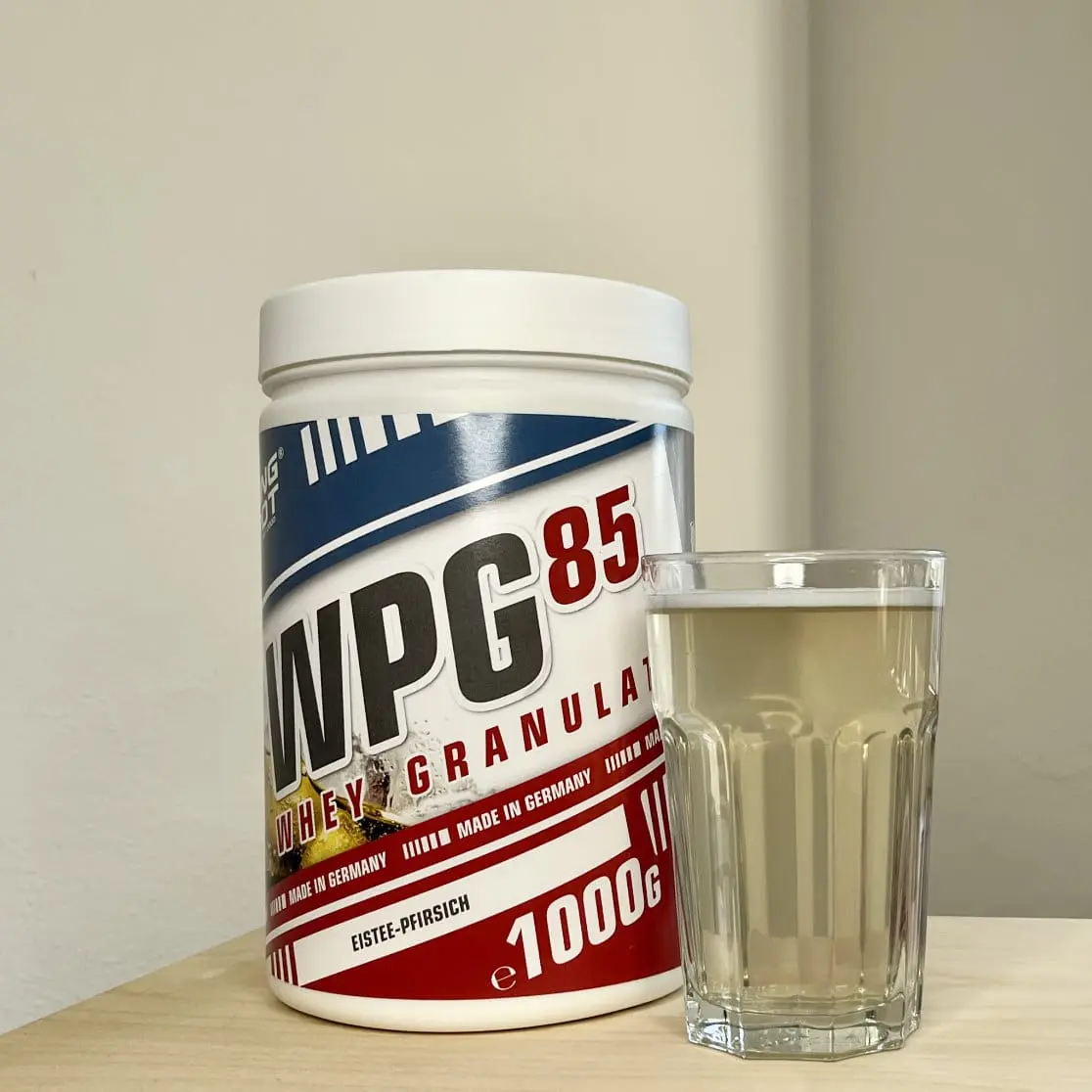 WPG-85-Drink und Schaumbildung im ursprünglichen Geschmackstest